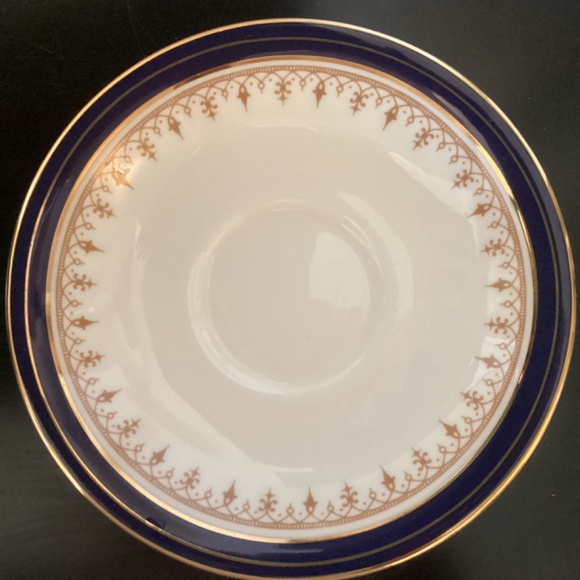 LEIGHTON COBALT 8 1/4” Aynsley cup and saucer, 1646 Beautiful condition England - Picture 3 of 5